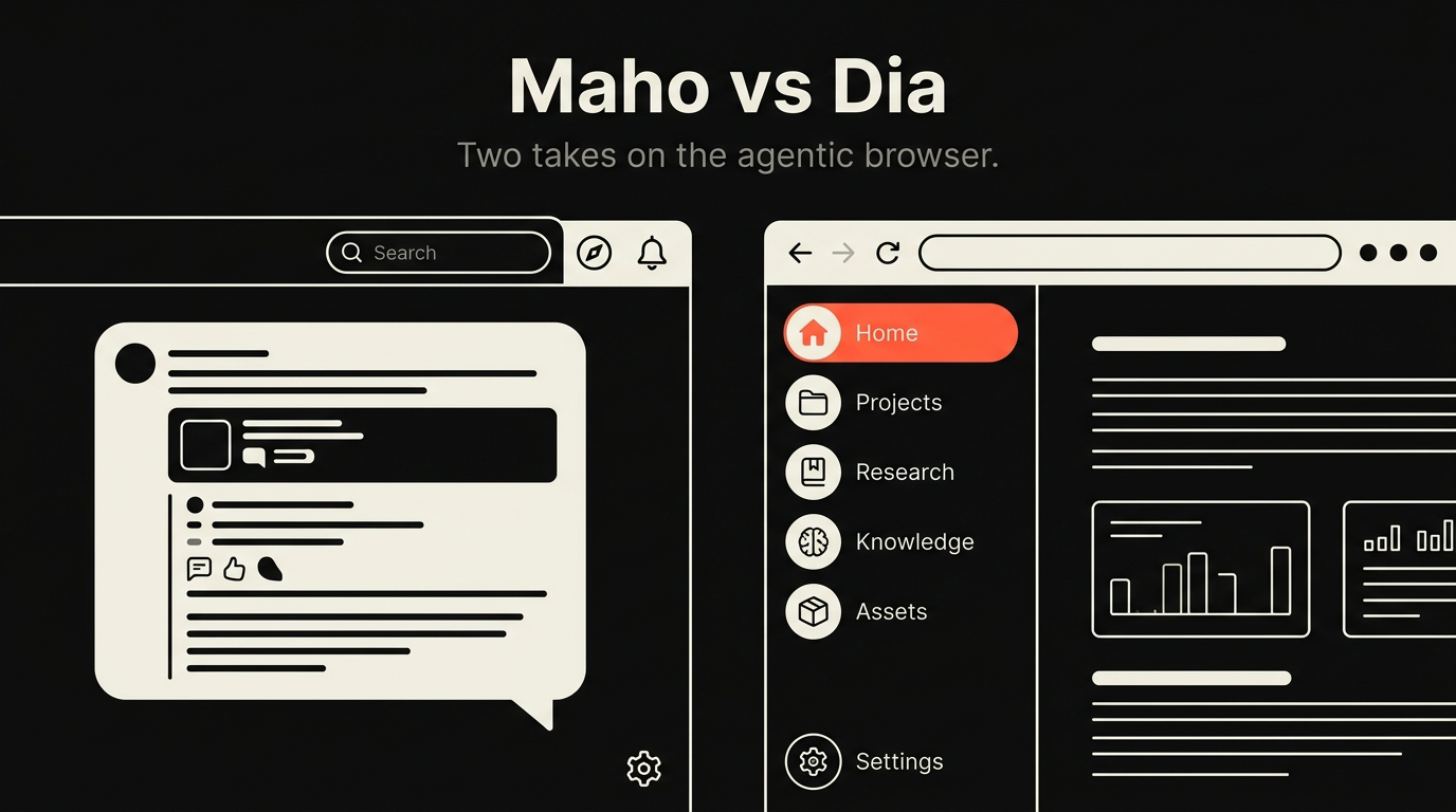 Maho and Dia, side by side