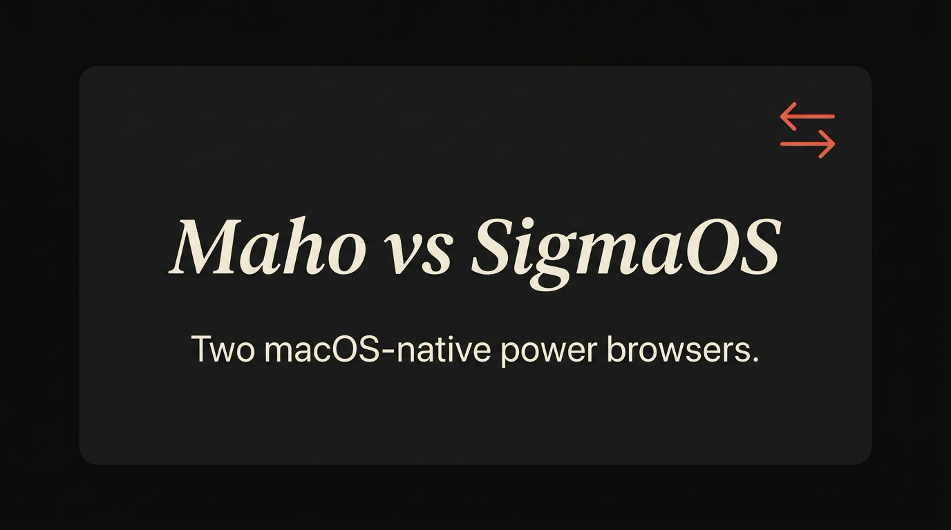 Two macOS browsers, side by side