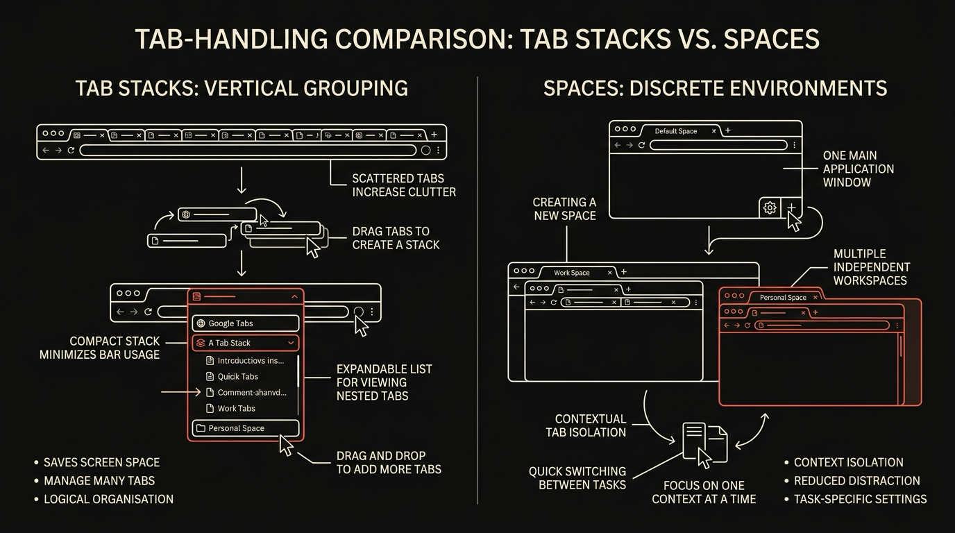 Spaces versus stacks