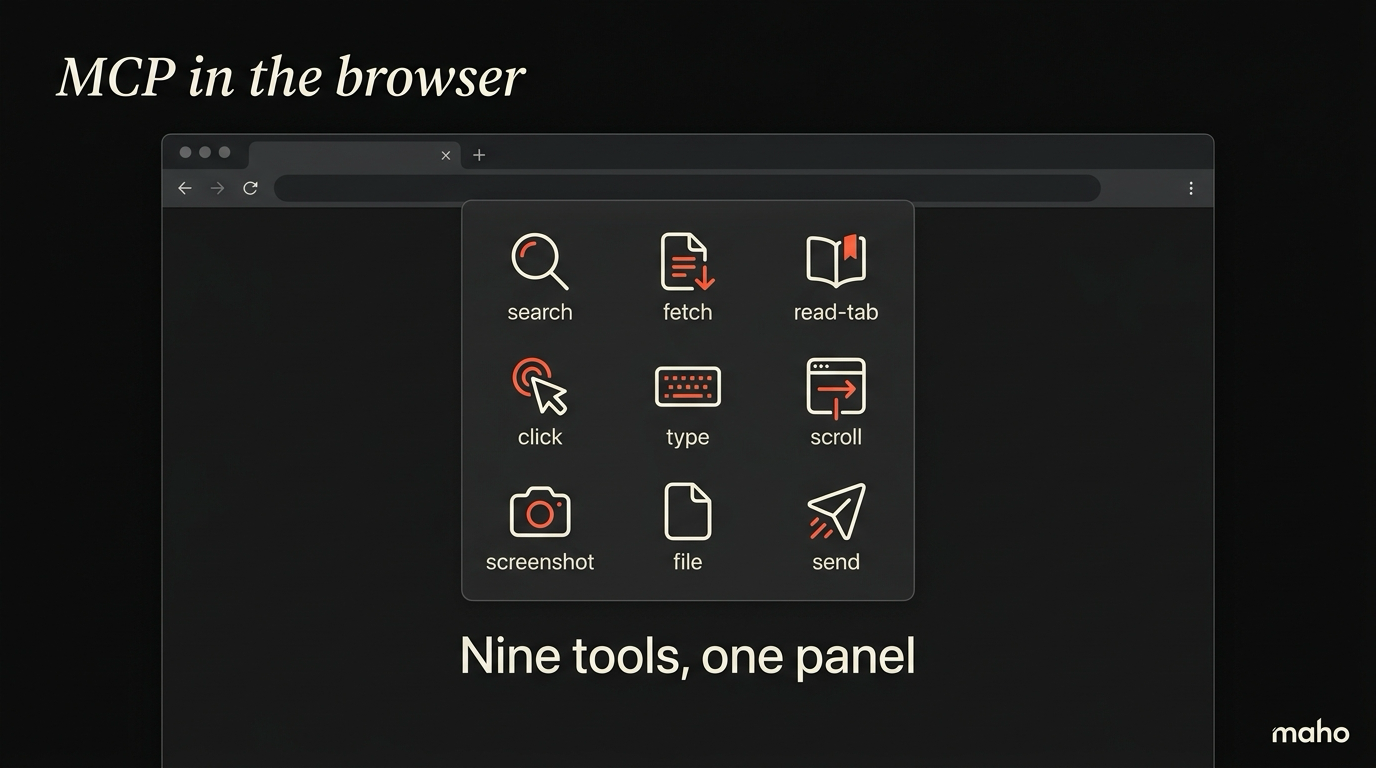 The browser as an MCP host