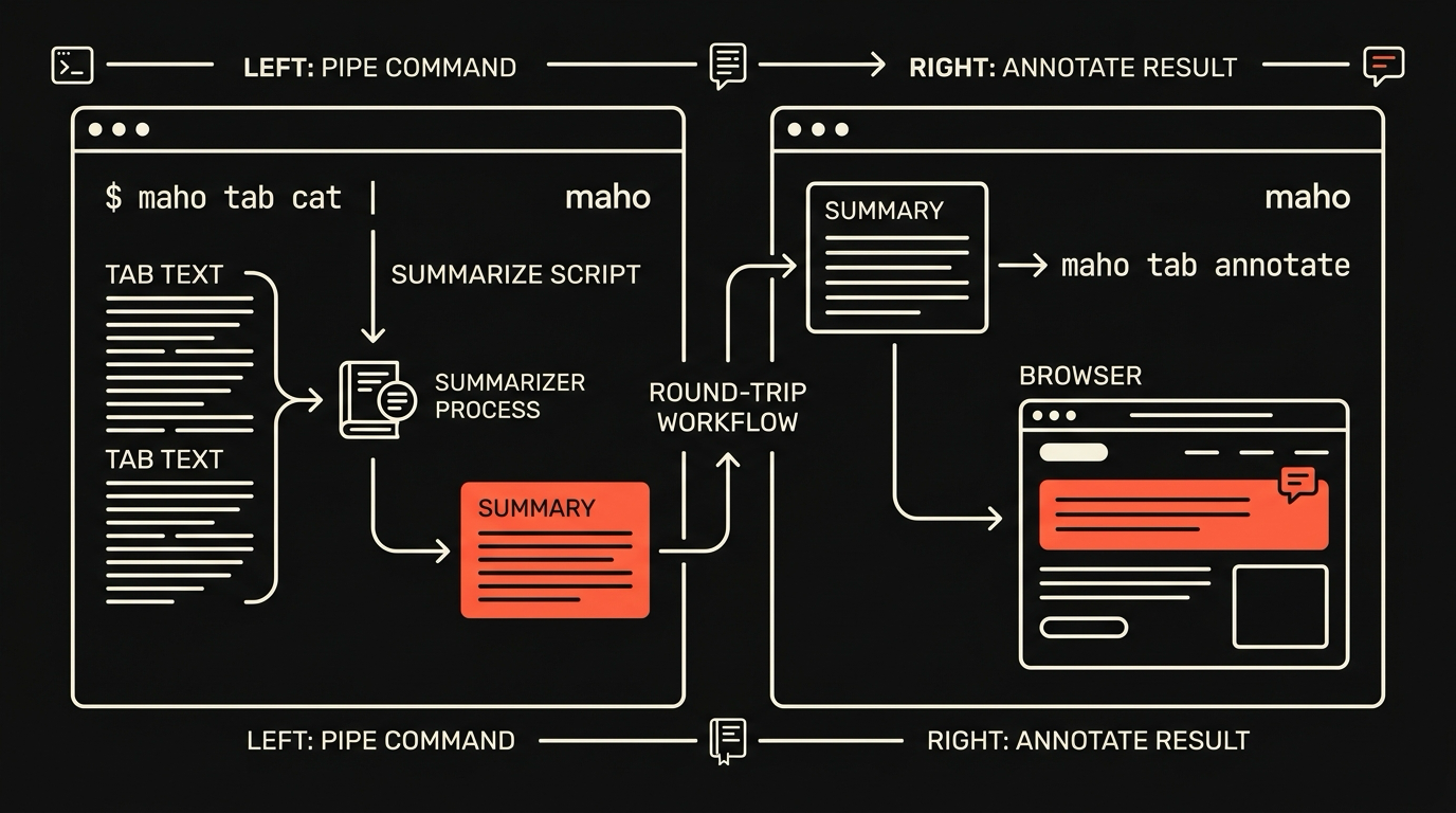 A tab with a CLI-generated annotation in the side panel