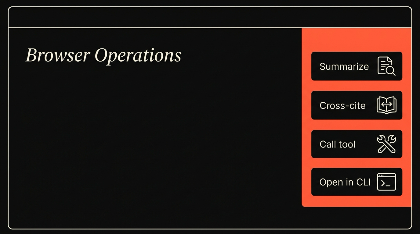 Side panel as control surface